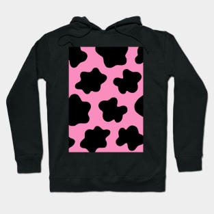 Moo Print Pink Hoodie